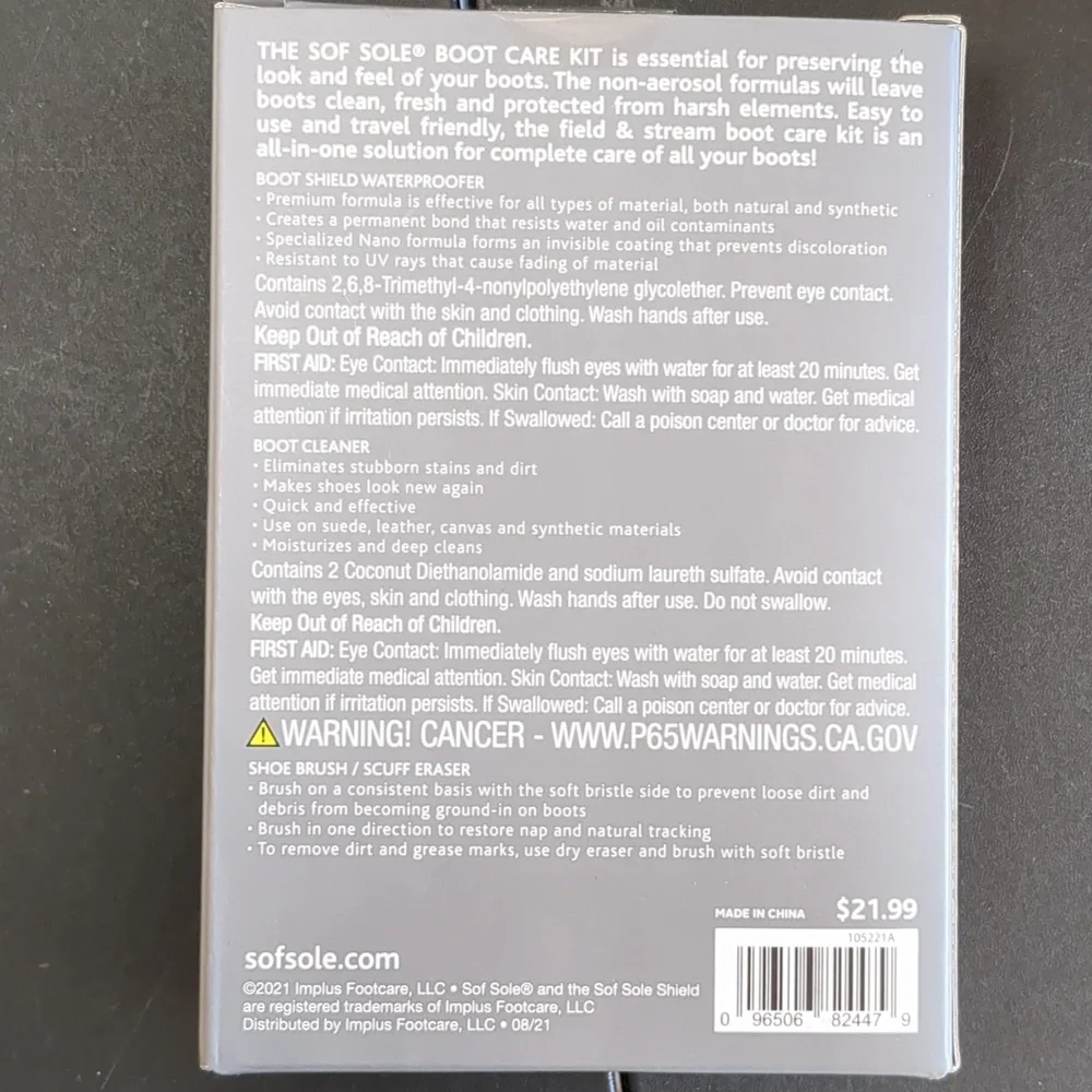 (NEW) Boot Care Kit